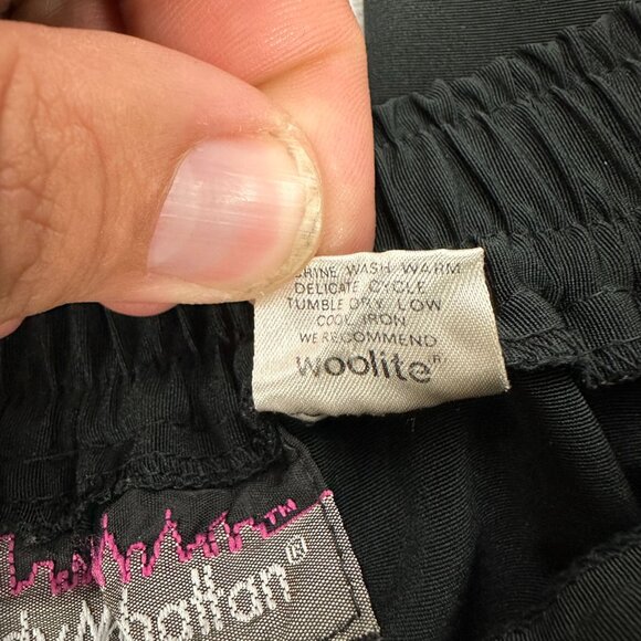 Lady Manhattan Women's Dress Trousers Size 8 Black 100% Polyester - Picture 6 of 6